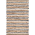 thumbnail image 3 of Safavieh Cape Cod 8' X 10' Hand Woven Rug in Natural and Blue, 3 of 8