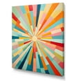 thumbnail image 2 of Designart "Colorful Mid Century Optical Charm III" Abstract Canvas Wall Art, 2 of 5