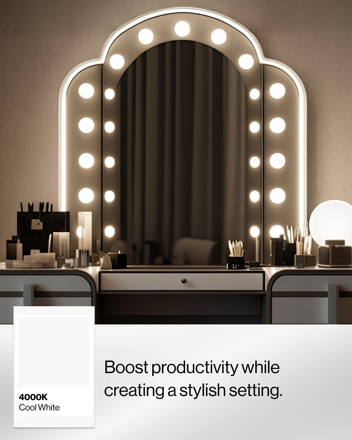 Sunco 12 Pack Vanity Globe Light Bulbs G25 LED for Bathroom Mirror, High Output 1000 LM, 100W Equivalent 11W, 4000K Cool White, Dimmable, E26 Base, Round Frosted Decorative Bulb.