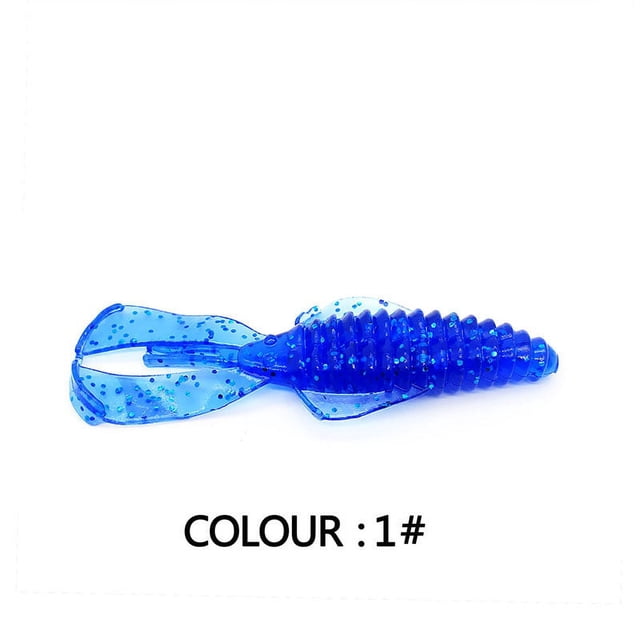 Cebo de simulación, cebo blando, venta al por mayor, 8 cm/4,5 G, suministros de pesca, cebo falso biónico, camarón blando, gusano blando
