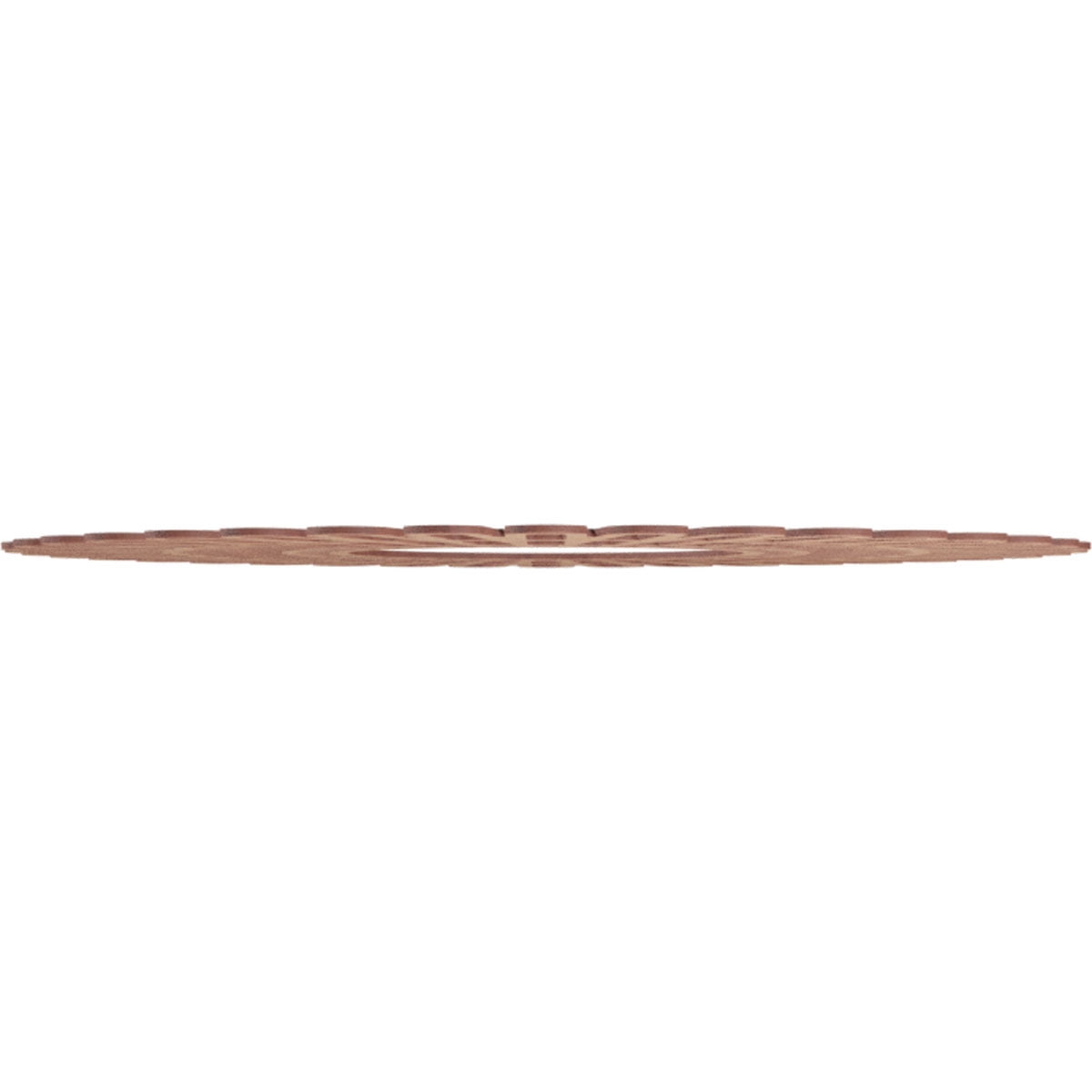 40"OD x 14 7/8"ID x 3/8"T Cornelius Wood Fretwork Pierced Ceiling Medallion, Wood (Paint Grade)