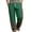 Green, variant on Men's Patchwork Print Hippie Pants Bohemian Yoga Boho Pant Drawstring Elastic High Waist Baggy Wide Leg Trouser