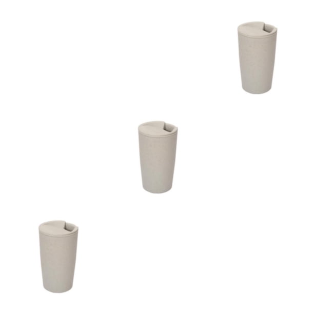 Bewildely Taza de café de fibra de trigo, taza de leche con tapa, tazas de coche, vaso de moda, vasos de refrigeración, viajes al aire libre, Type1 NO1