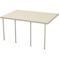 thumbnail image 3 of Four Seasons OLS TWV Series 24 ft wide x 8 ft deep Aluminum Patio Cover with 20lb Snowload & 4 Posts in Ivory, 3 of 5