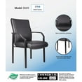thumbnail image 7 of Boss Office Products B689 Black Guest Reception Waiting Room Chair, Black, 7 of 7