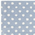 thumbnail image 2 of SAFAVIEH Kids Constantine Bunny Wool Area Rug, Blue/Ivory, 5' x 8', 2 of 4