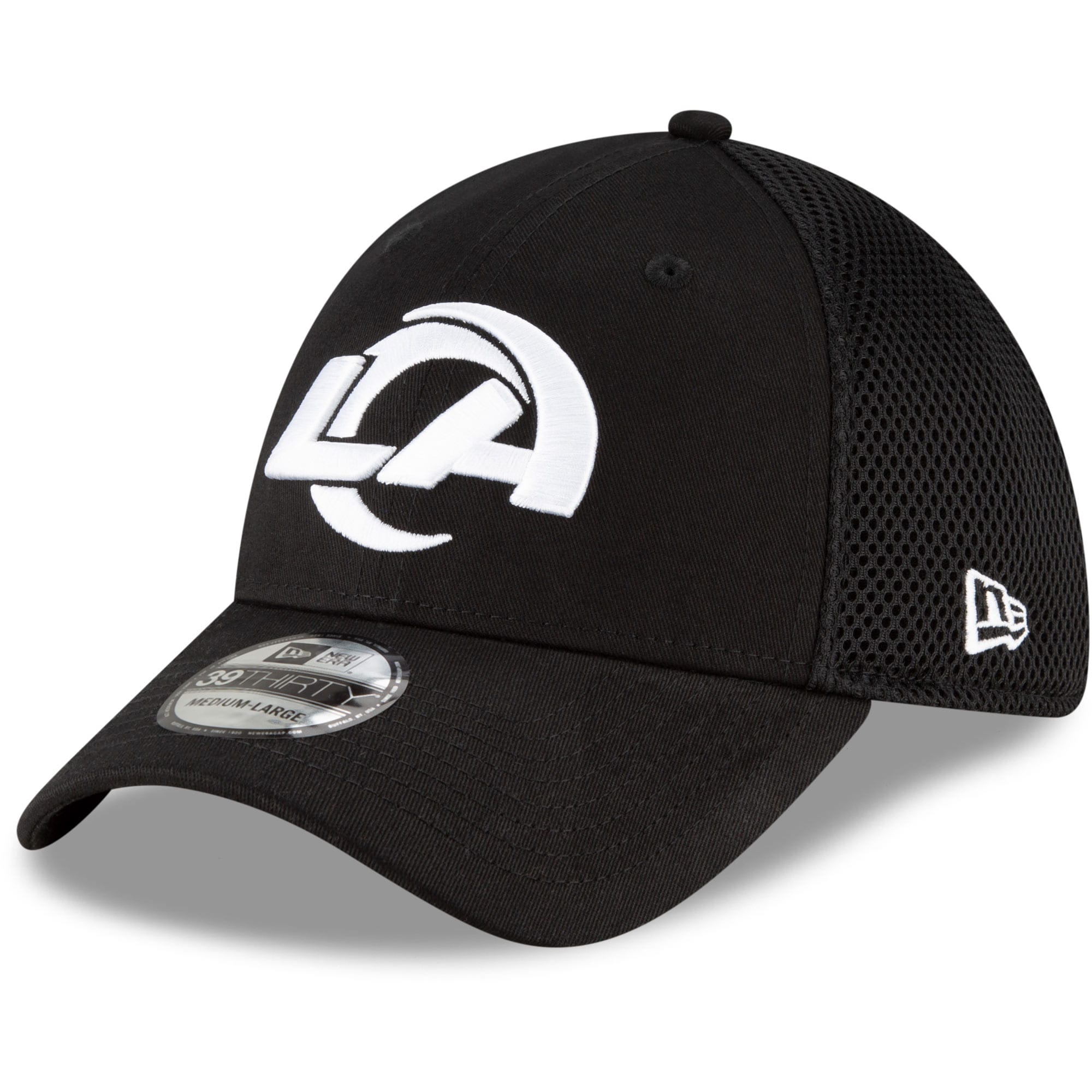 White Neo 39THIRTY Flex Hat - Black 
