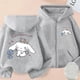 thumbnail image 3 of Sudadera con capucha de dibujos animados de Sanrio Cinnamoroll para adultos y niños, chaqueta cálida, abrigo para padres e hijos, regalo para niñas, otoño e invierno, 2023, 3 of 3
