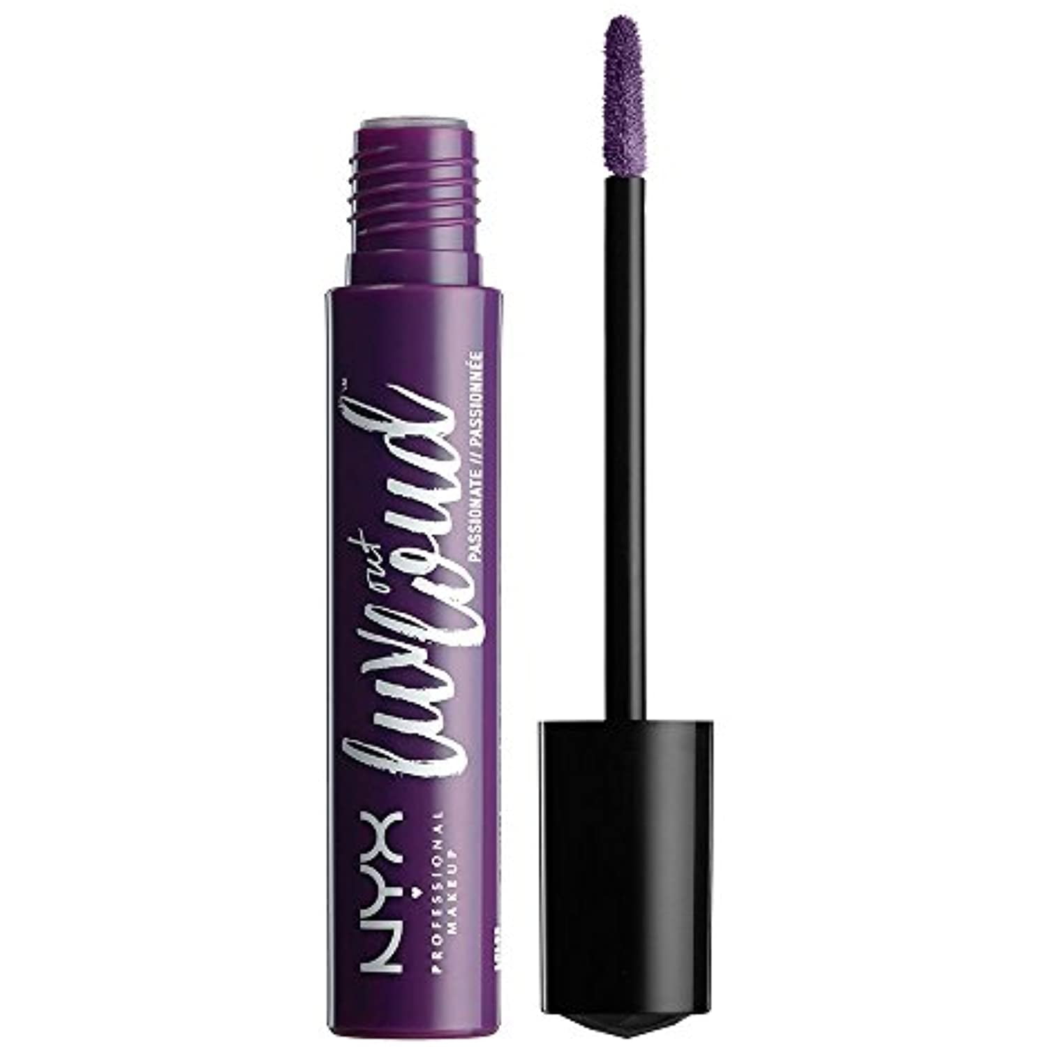 NYX PROFESSIONAL MAKEUP Luv Out Loud Liquid Lipstick, Brave, 0.13 Fluid Ounce