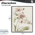 thumbnail image 4 of Stupell Industries Traditional Gentle Pink Orchid in Bloom Black Framed Giclee Art, 11 x 14, by Victoria Barnes, 4 of 8