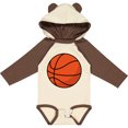 thumbnail image 3 of Inktastic Basketball Sports Ball Boys or Girls Long Sleeve Baby Bodysuit, 3 of 5