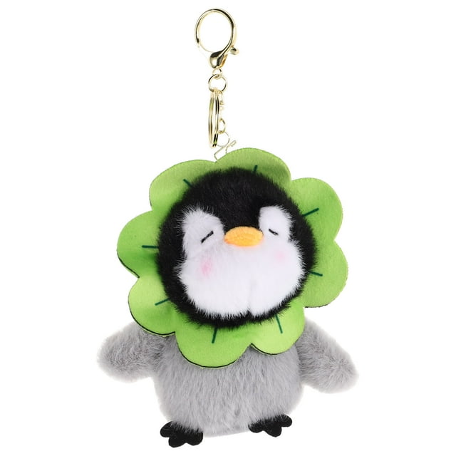Lindo llavero de pingüino de peluche, colgante de muñeco de peluche, llavero de pingüino kawaii, accesorios para bolsas de regalo de cumpleaños, rellenos para bolsas de fiesta para niños.