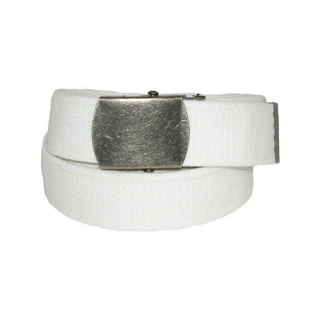 Ssw Cotton Belt - Size one size Cotton Web 1.5 Inch Adjustable Military Buckle Belt