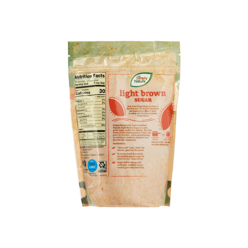 Simply Nature Organic Light Brown Sugar 4-Pack 24 oz