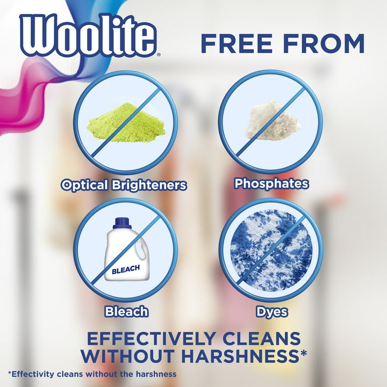 Woolite Darks Liquid Laundry Detergent, 66 Loads, Regular & HE Washers,  Dark & Black Clothes & Jeans (Pack of 2)