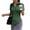 Green -CI68, variant on Womens Button Up Short Sleeve Crop Top Ruched Fitted Collared Shirt Plaid Going Out Tops Green S