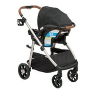 Monbebe 6 in 1 Modular Infant & Toddler Travel System Stroller, Black & Gold II