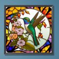 thumbnail image 1 of Pintura de diamante 5D DIY Taladro redondo completo Vidrieras Flor Pájaro Decoración (B6945) Hugtrwg Para estrenar, 1 of 9