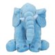 thumbnail image 1 of Niños Suave y Divertido Elefante de Peluche de Juguete Throw Pillow Hogar Dormitorio Lindo Animal de Peluche Decoración de Juguete Azul, 1 of 5