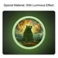 thumbnail image 2 of Bear Fluorescent Drawer Pulls with Screws - Round 4-Pack Glow-in-the-Dark Knobs for Cabinets, Wardrobes, and Dressers - Furniture Decor with Cupboard Handles, 2 of 6
