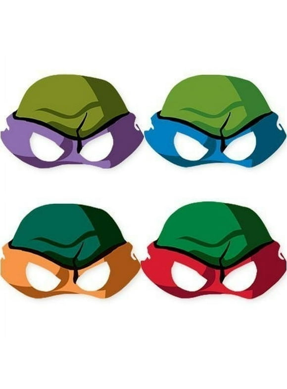 Teenage Mutant Ninja Turtles Vintage Paper Masks (8ct)