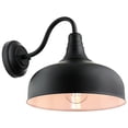 thumbnail image 2 of Sunlite 46067-SU Gooseneck Rustic Barn Light Fixture, Wall Mount, Medium Base (E26) Socket, Standard A19 Bulb Required (60W Max), 12 Inch, Indoor and Outdoor Use, UL Listed Wet Location, Black, 2 of 5
