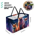 thumbnail image 2 of Starry Animals Collapsible Oxford Cloth Storage Bin: Reusable, Foldable, and Large Capacity - Ideal for Groceries, Bags, Collapsible Buckets, and Picnic Baskets, 2 of 7