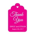 thumbnail image 1 of 100 Pcs Pendentifs Personnalisés Tags Cadeau de Mariage Personnalisé Merci Tags, 1 of 1