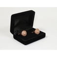 thumbnail image 2 of Men's Fashion Cufflinks By J.Valintin Silver/Gold Plated With Crystals JVC-12, 2 of 3