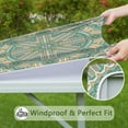 thumbnail image 6 of Mandala Tablecloth Vintage Traditional Mandala Pattern Waterproof Elastic Squre Cover with Back for Relaxation, 6 of 6