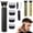 Black, variant on USB Rechargeable Hair Clipper Vintage Dragon And Phoenix Pattern T9 Hair Trimmer Electric Shaver Men'S Body Hair Beard Trimmer Electric Shaver Rechargeable Body Shaver