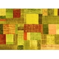 thumbnail image 1 of Ahgly Company Indoor Rectangle Patchwork Yellow Transitional Area Rugs, 7' x 9', 1 of 4