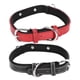 thumbnail image 3 of Collar de perro ajustable Collar de perro mascota con hoja de acero inoxidable accesorio de forro suaveNegro+Rojo M, 3 of 8