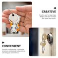 thumbnail image 3 of Pig Key Chain Ring for Bag Hanging Charm with 4Pcs Key Chains, 3 of 5