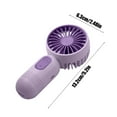 thumbnail image 4 of JMKQLZ Portable Handheld Mini Fans, USB Rechargeable Personal Fan for Travel, 3 Speeds Rechargeable Battery Operated Eyelash Mini Fan,Lightweight, and Compact for Travel, Office, and Home Use, 4 of 6