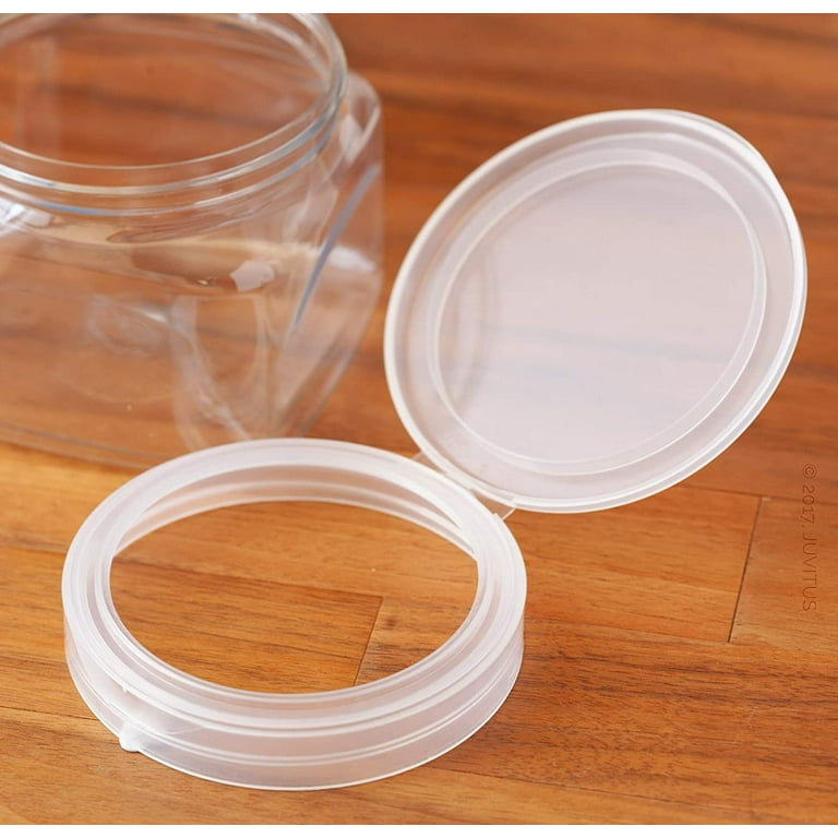  16 oz Natural Plastic Jars