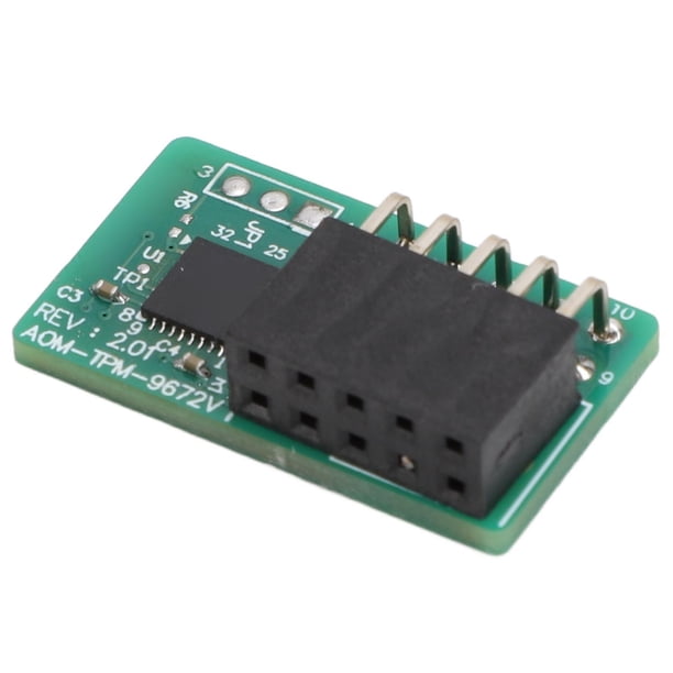 Módulo De Plataforma Confiable, Módulo PCB TPM 2.0 SPI De 10 Pines Para Computadoras Cuánticas