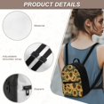thumbnail image 7 of Eheartsgir Sunflower Lightweight Daypack Backpack Water-Resistant Small Backpack for Work Gym, Polyester Zipper Closure Mini Backpack, 7 of 7