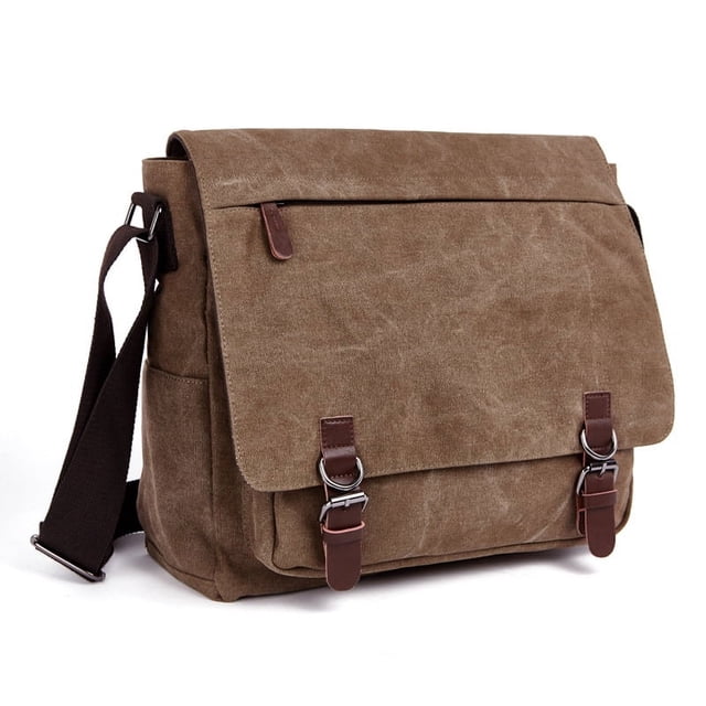 Bolso bandolera de lona con bandolera para hombre