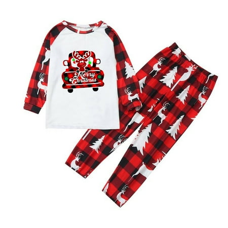 

women Christmas pajamas for family matching outfits son daughter sets soft White Christmas Baby Kids Child Printed Top+Pants Family Matching Pajamas Set