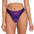 thumbnail image 1 of Fotbe Purple Starry Sky Antelope Tanga Sin Costuras para Mujer con Estampado – Panties Invisibles, Transpirables y Cómodos para Uso Diario-3X-Large, 1 of 6