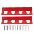 thumbnail image 2 of Batería de Herramiente Eléctrica Estante de Batería, 2pcs 4 Agujeros Diseño Compacto Resistencia A la Erosión Alta Carga de Carga de Soporte de Pared de la Pared Batería, 2 of 7