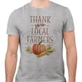 thumbnail image 2 of Thank Your Local Farmers Shirt Unisex X-Small Grey, 2 of 5