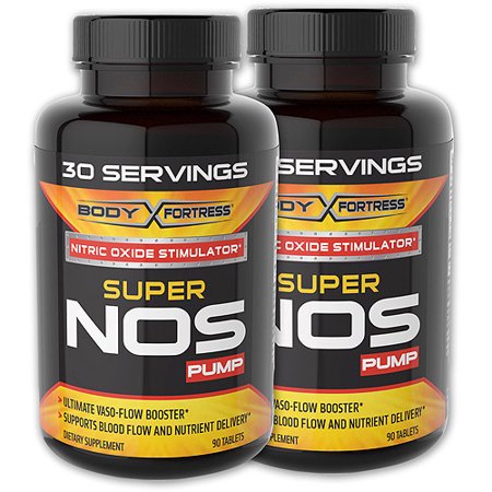 Body Fortress Super Nos Pump Nitric Oxide Bundle 90ct, 2pk