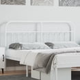 thumbnail image 1 of vidaXL Metal Headboard White 180 cm, 1 of 4