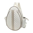 thumbnail image 2 of Bolsa de tenis Organizador de correa ajustable al aire libre Mujeres Men Purso de hombro en el pecho, 2 of 8
