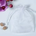 thumbnail image 2 of 100Pcs Organza Bags Organza Gift Bags Small Bags for Jewelry Drawstring,Drawstring Gift Bags,Small Mesh Bags Drawstring,Mesh Gift Bags Drawstring ,Christmas Drawstring Organza Gift Bags 4x6 in White, 2 of 8