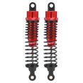 thumbnail image 1 of Lot de 2 amortisseurs métalliques 1/10 pour modèle de voiture télécommandée HSP, accessoires, rouge, 85 mm, 1 of 4