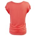 thumbnail image 3 of KOGMO Womens Short Sleeve Solid Basic Tunic Top Tee with Side Shirring, 3 of 7