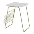thumbnail image 5 of Manor Park Modern End Table with Magazine Holder, Faux Marble, 5 of 7